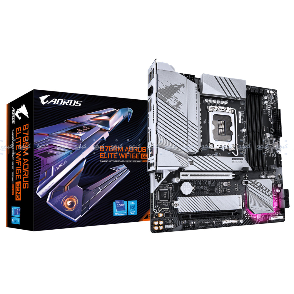 Gigabyte B760M Aorus Elite WIFI6E GEN5 DDR5 Motherboard LGA 1700