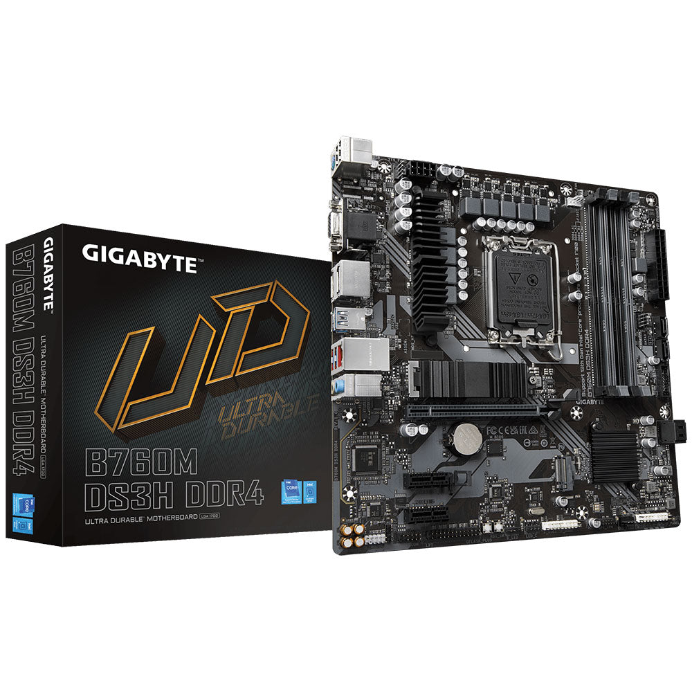 Gigabyte B760M DS3H DDR4 Motherboard LGA 1700