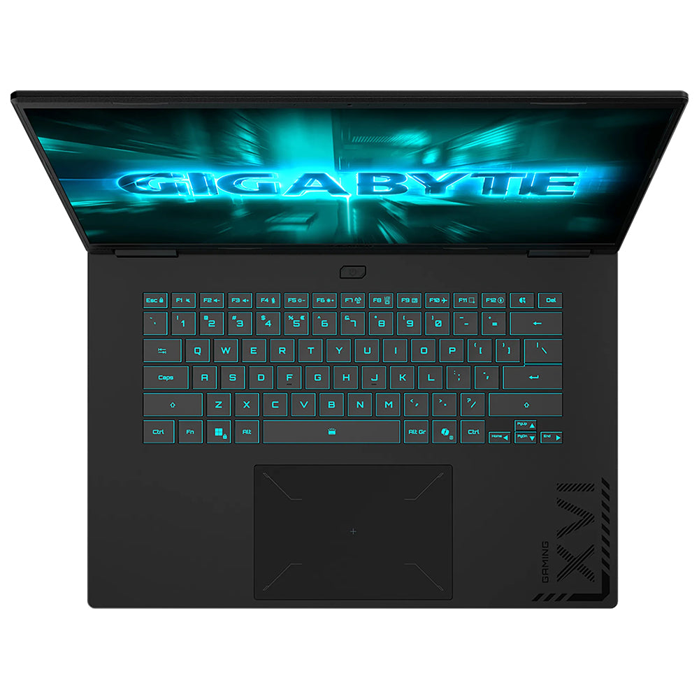 لاب توب جيجابايت جيمنج A16 CVHI3AE894SD (انتل كور i7-13620H - رام 16 جيجابايت - هارد 1 تيرابايت M.2 NVMe - نفيديا 8 جيجابايت RTX 5060 -شاشة 16.0 بوصة 165 هرتز FHD+ IPS) - اسود