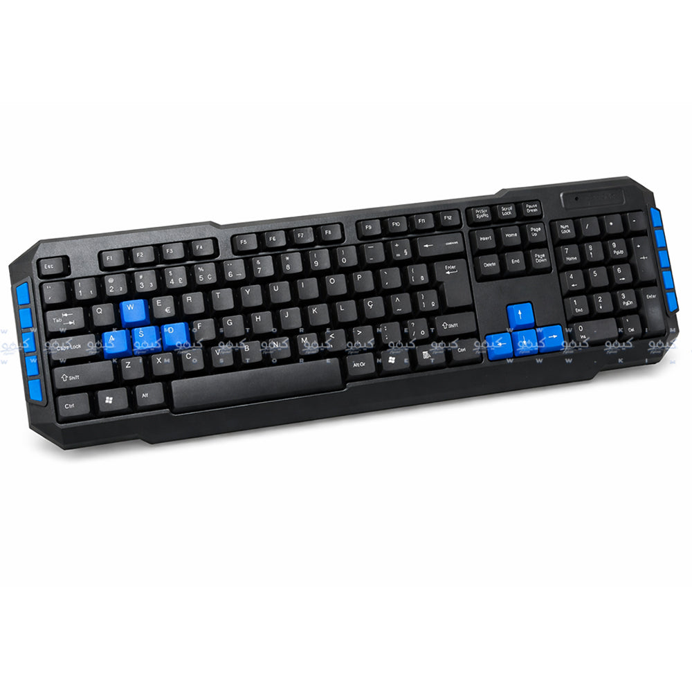 Gigamax GM-909 Wired Keyboard English & Arabic - Black