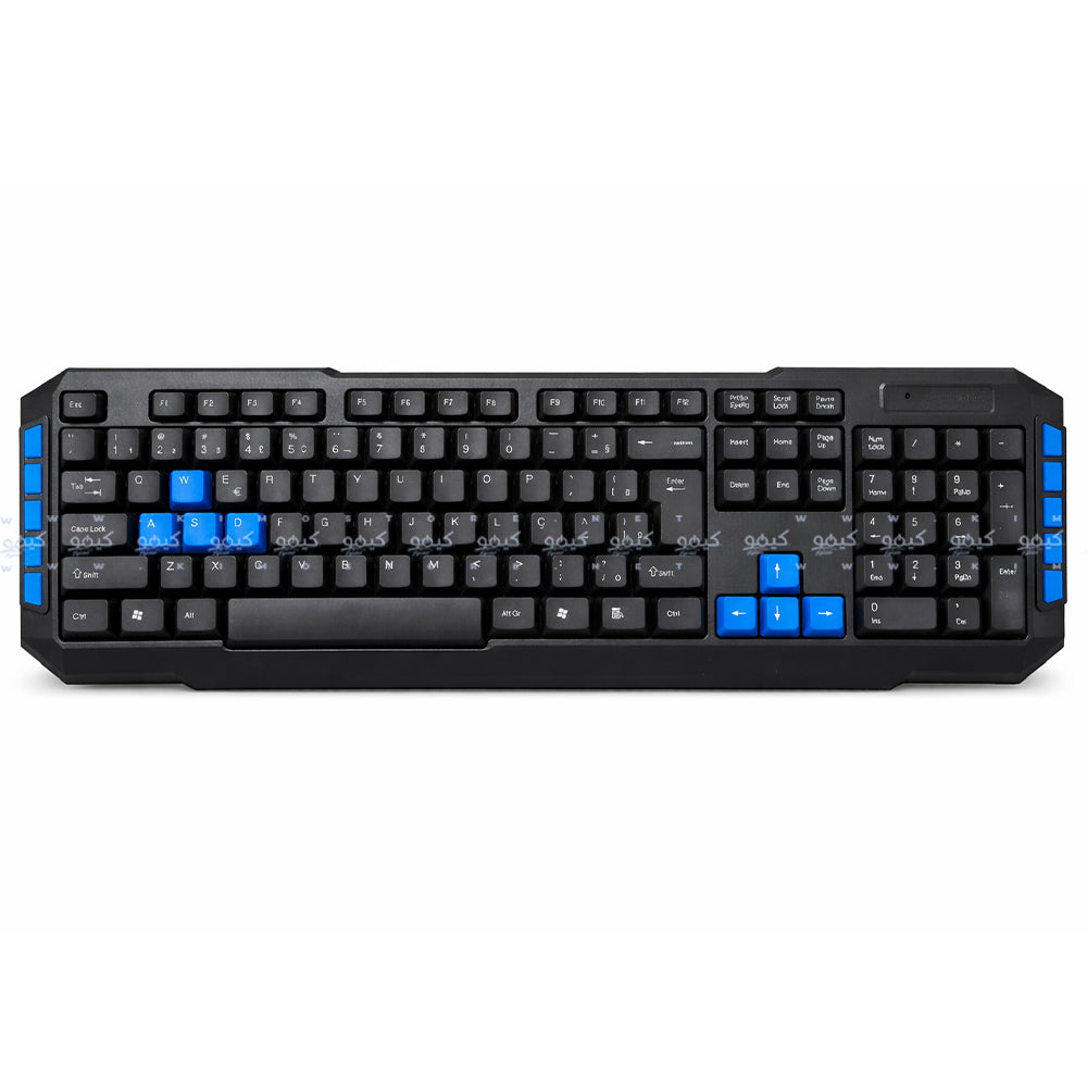 Gigamax GM-909 Wired Keyboard English & Arabic - Black