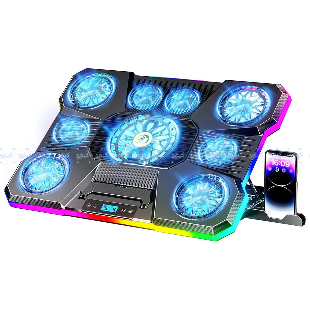 لوحة تبريد لاب توب جيجا ماكس بلس RGB جيمنج 2070