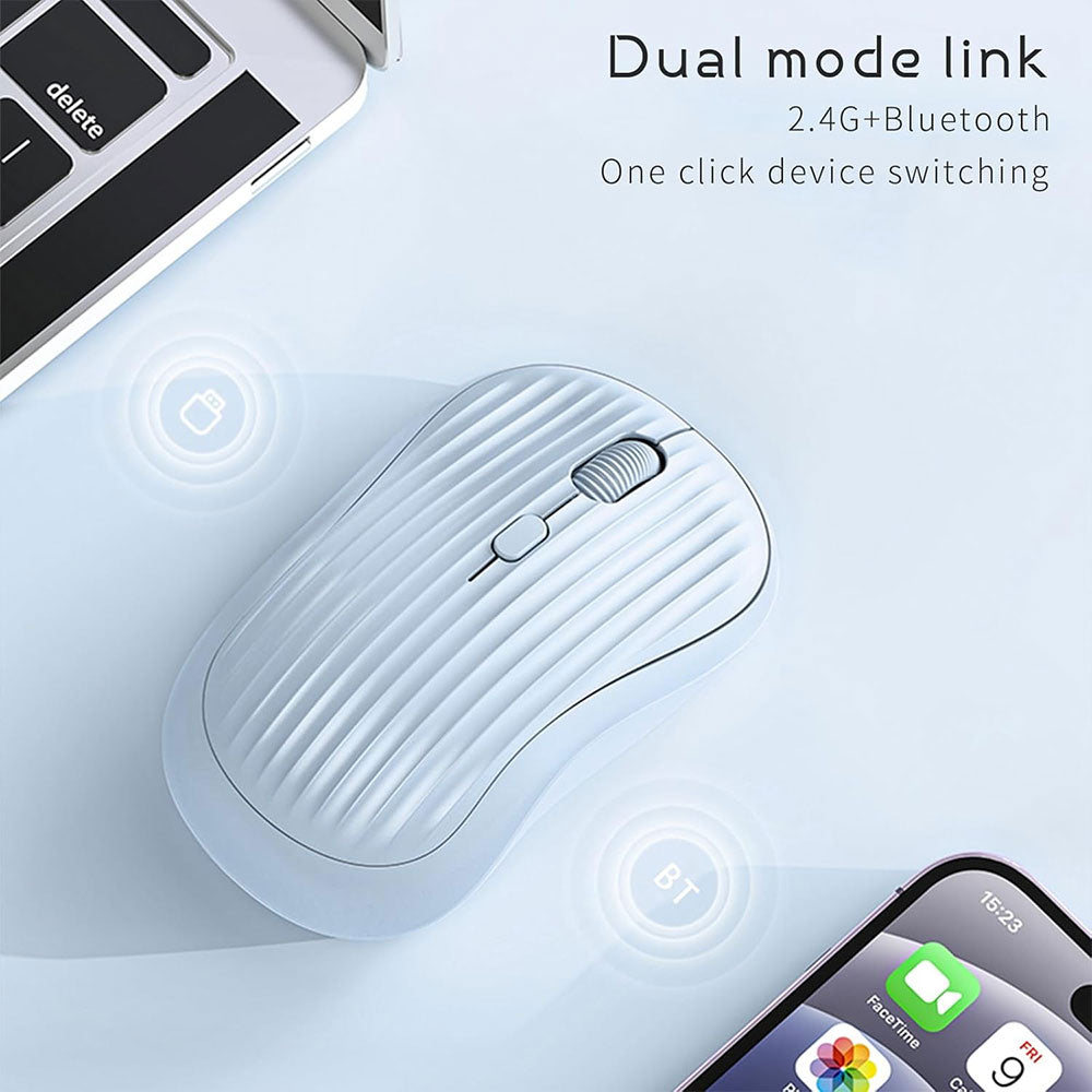 Gigamax Plus GM-16 Rechargeable Bluetooth Wireless Mouse 3200Dpi