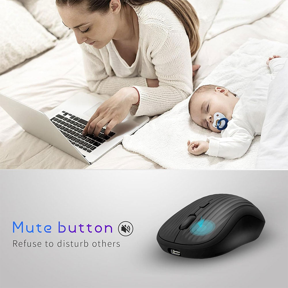 Gigamax Plus GM-16 Rechargeable Bluetooth Wireless Mouse 3200Dpi