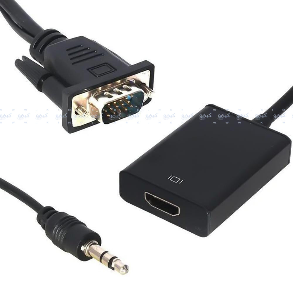  VGA To HDMI + Audio Converter