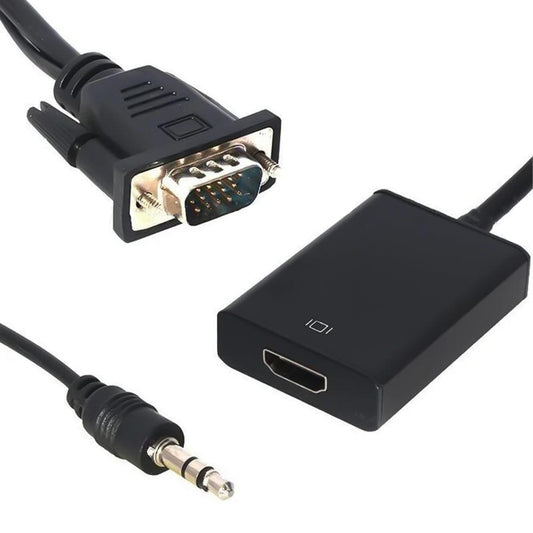 محول VGA الى HDMI + صوت جيجا ماكس بلس