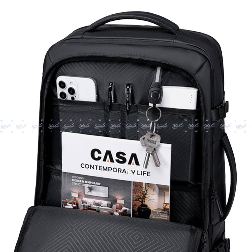 Golden Wolf Backpack - Black