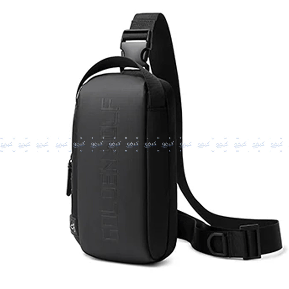 Golden Crossbody Bag - Black