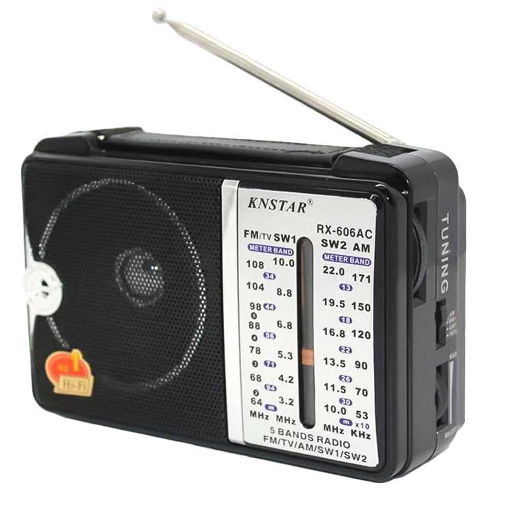 سبيكر راديو متنقل جولون RX-606 AC 1.0 - اسود
