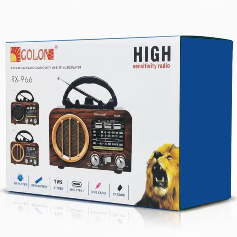 Golon RX-966 Portable Radio Speaker