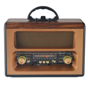Golon RX-BT88 Portable Radio Speaker 1.0 - Gold
