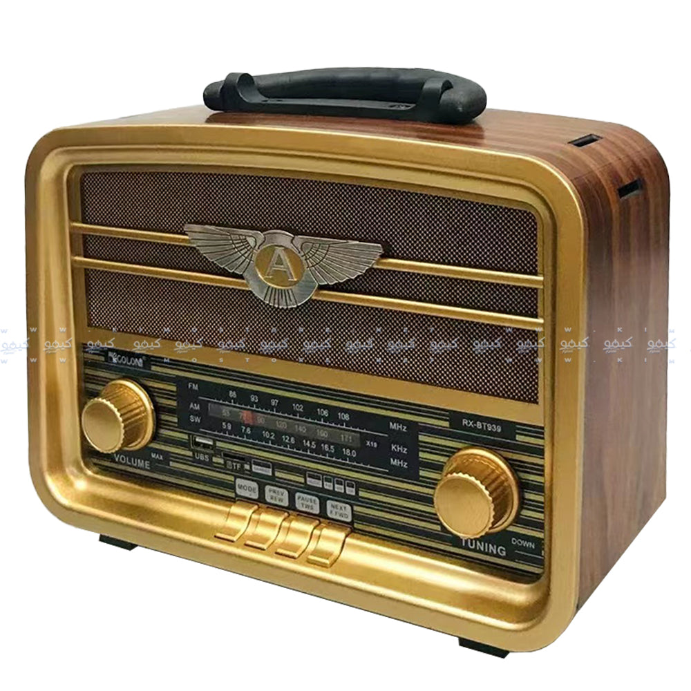 سبيكر راديو متنقل جولون RX-BT939 - ذهبي
