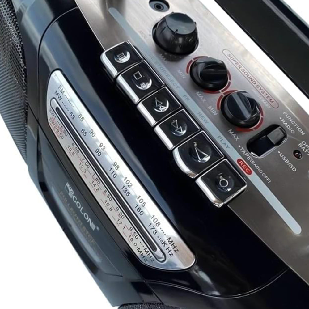 سبيكر راديو متنقل جولون RX-FS78USB - أسود