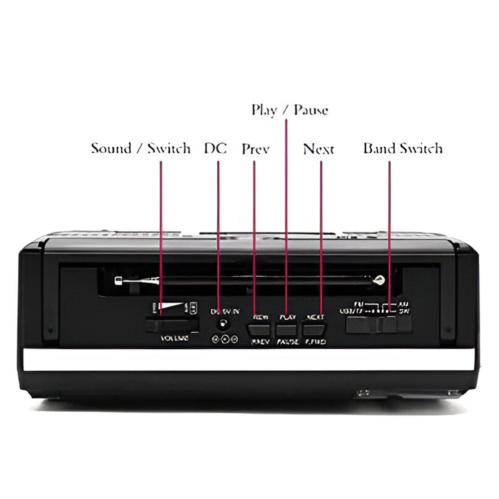 سبيكر راديو متنقل جولون RX-M70BT 1.0 - اسود