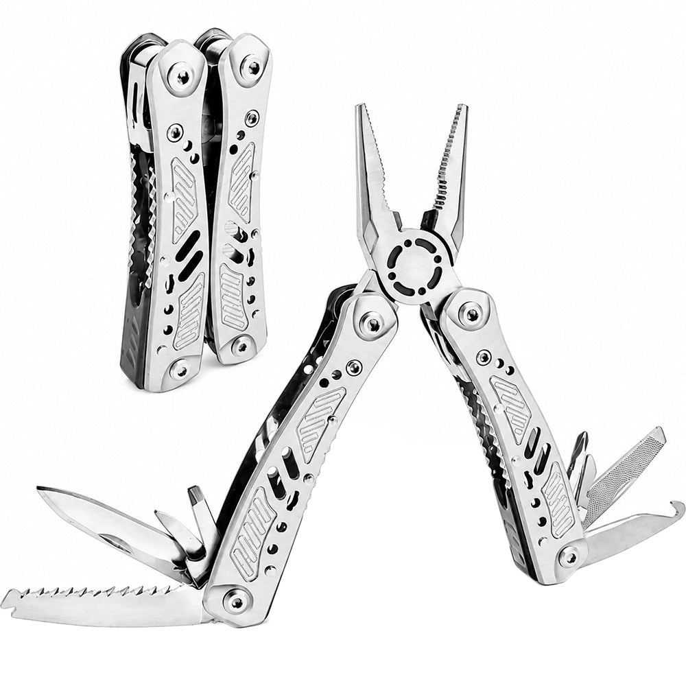 Green Lion 13in1 GMT-400 GNGMT400KITSL Multitool Kit - Silver