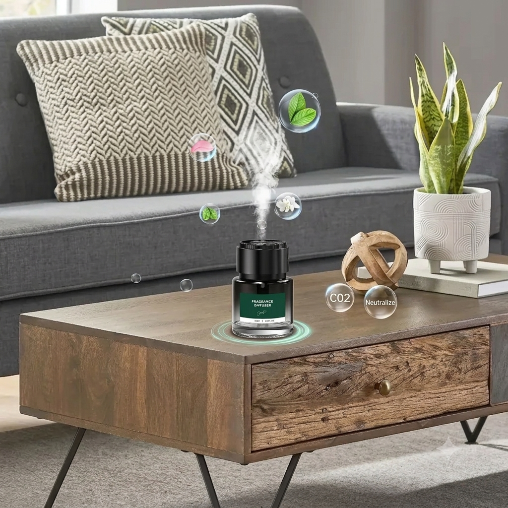 Green Lion Alps Fragrance Diffuser GNALFRDI130BK 130mL 1.5W - Black