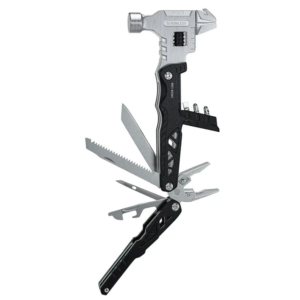 Green Lion GN18N1NUTOLBK 18In1 Multitool Hammer - Black