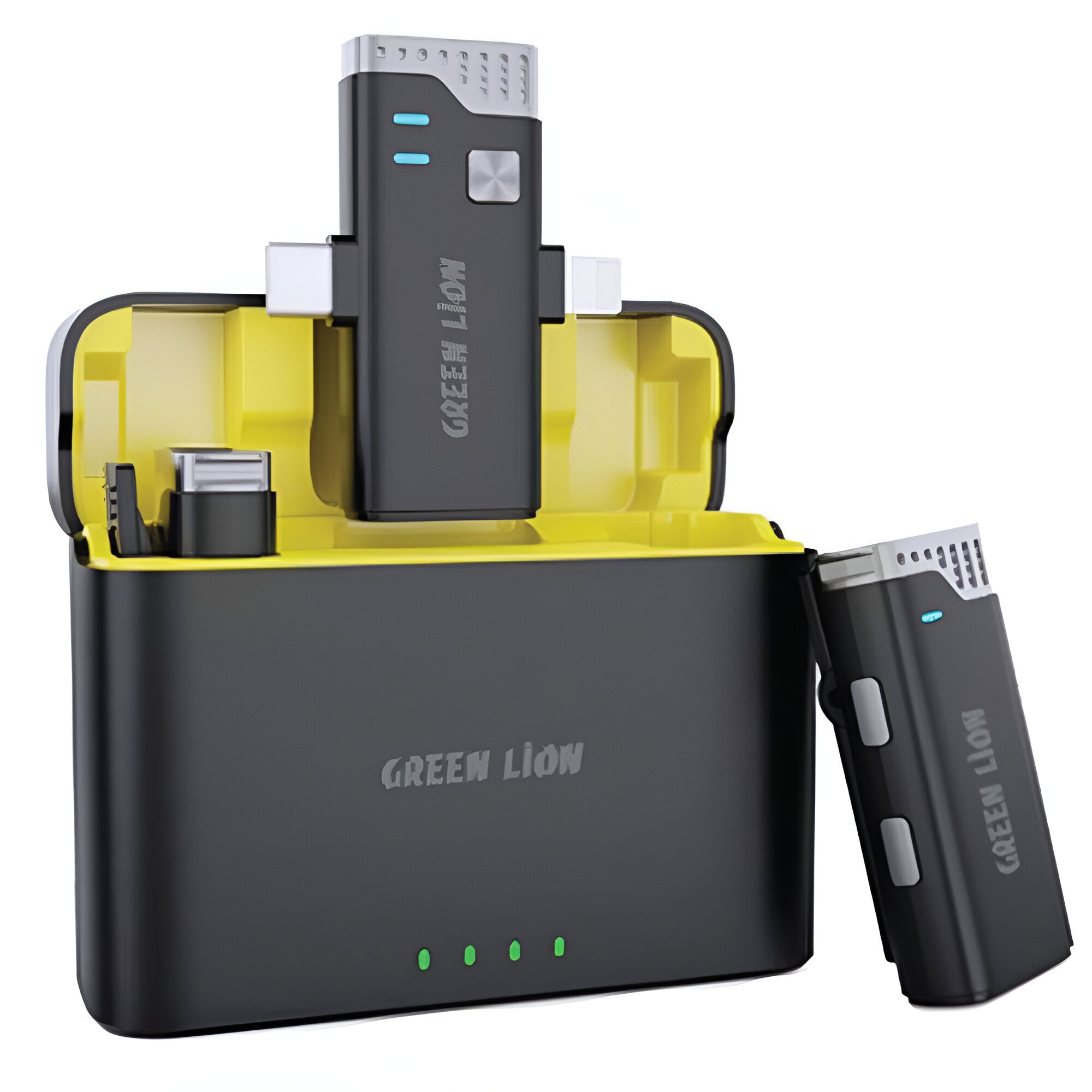 Green Lion GN2IN1MIC360D 2in1 2.4GHz Dual Channel Wireless Microphone System - Black