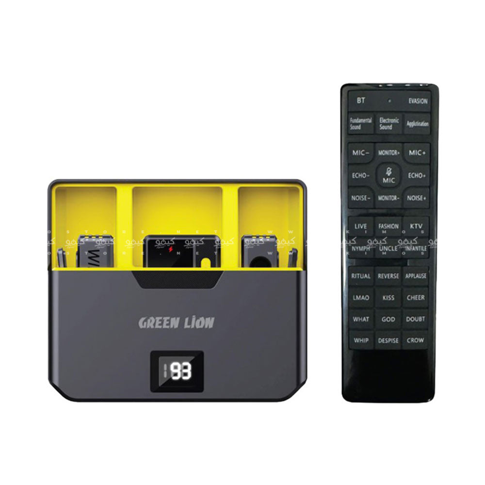 Green Lion GNWMICRLGBK Lightning 2.4GHz Dual Channel Wireless Microphone System