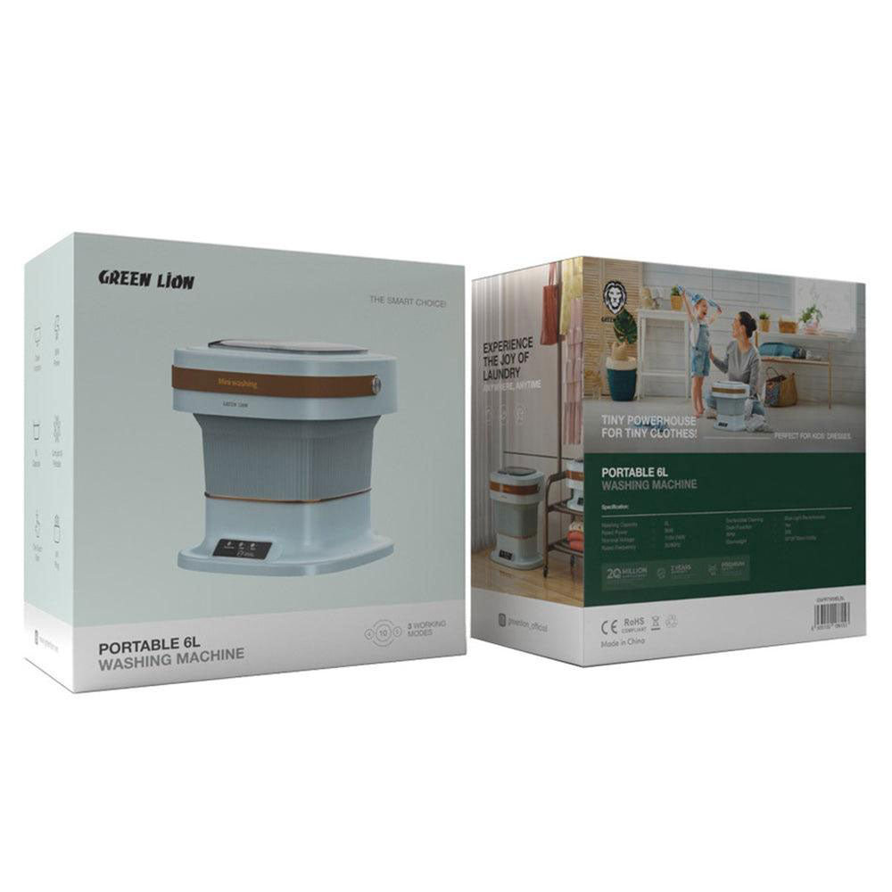 Green Lion Portable Washing Machine GNPRTWM6LBL 