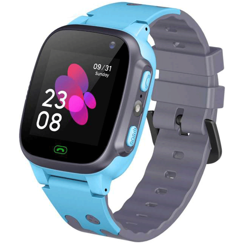 Green Lion Series 1 GNKIDSWS1BL Kids Smart Watch Sky Blue Case With Sky Blue Strap