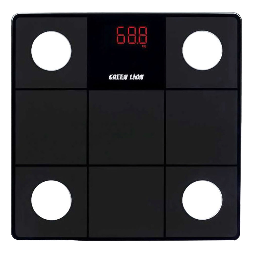 Green Lion Smart Personal Scale With Bluetooth GNSFSCLEBK 150Kg - Black