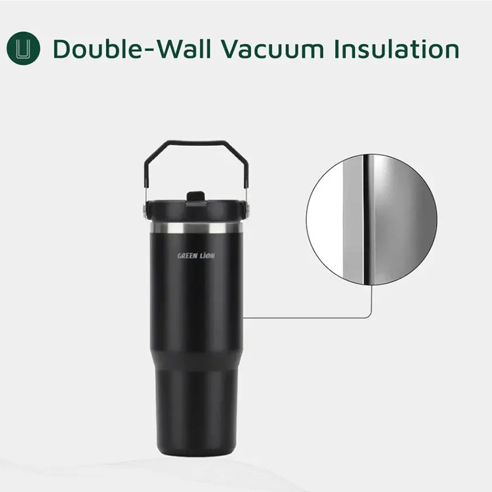 Green Lion Thermal Tumbler GNRV900VABK - Black