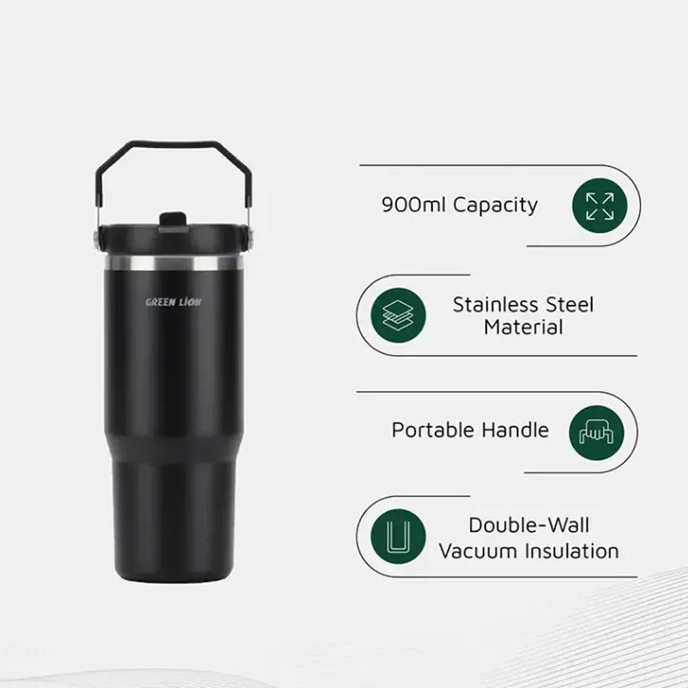 Green Lion Thermal Tumbler GNRV900VABK - Black