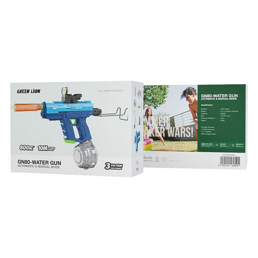 Green Lion Water Gun GN80 GNGN80WGBBL 800ml - Blue