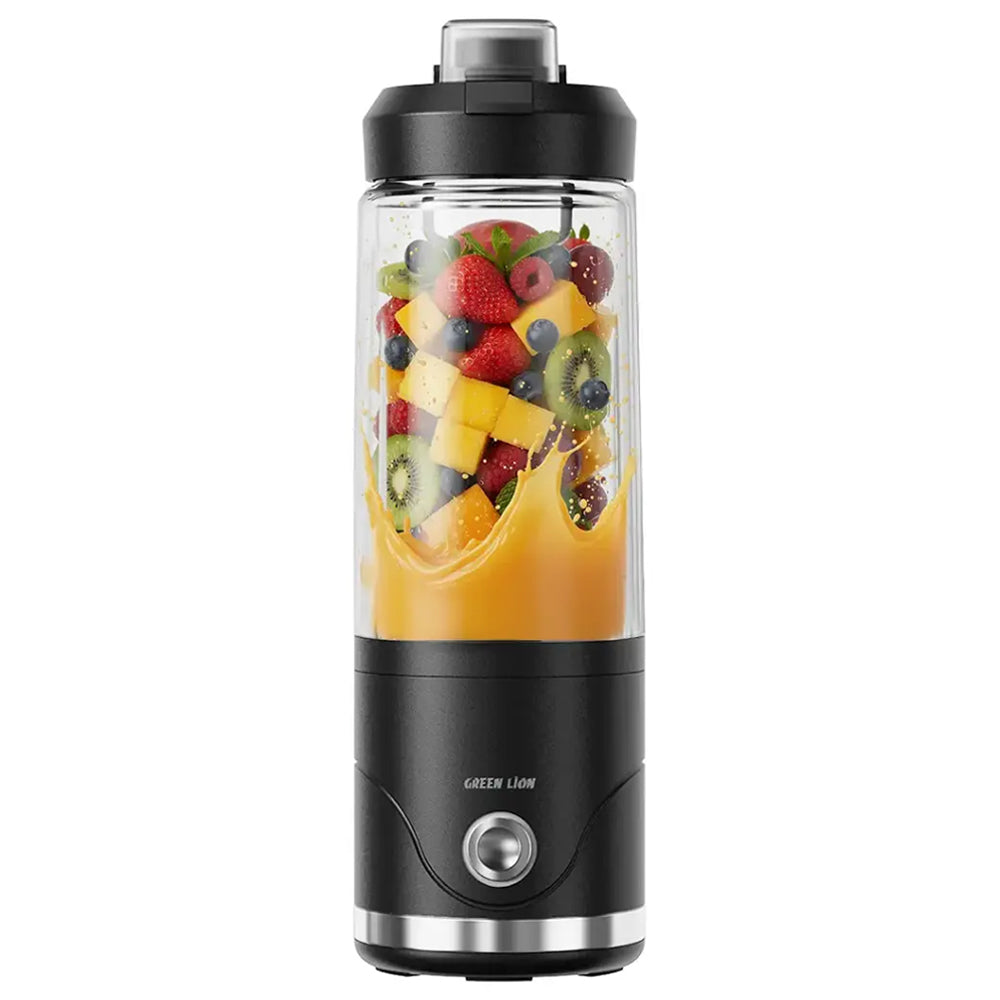 Green Lion Blend Max Portable Blender GNBLNDMXPJBK 650ml 75W - Black