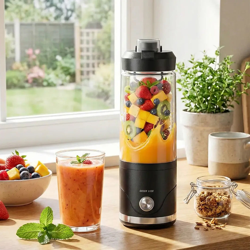 خلاط جرين ليون متنقل 650 مللي 75 وات Blend Max GNBLNDMXPJBK - أسود