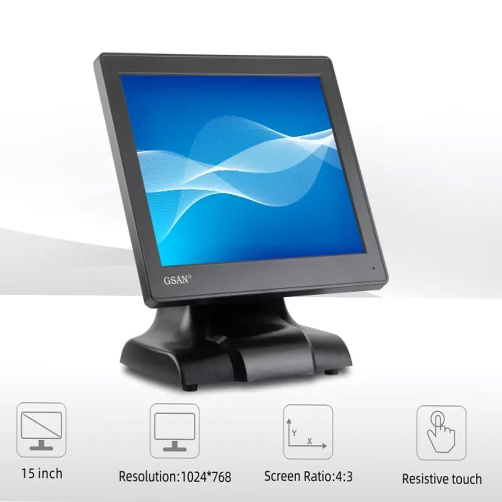 شاشة جي سان GS-1530II 15 بوصة LCD شاشة لمس