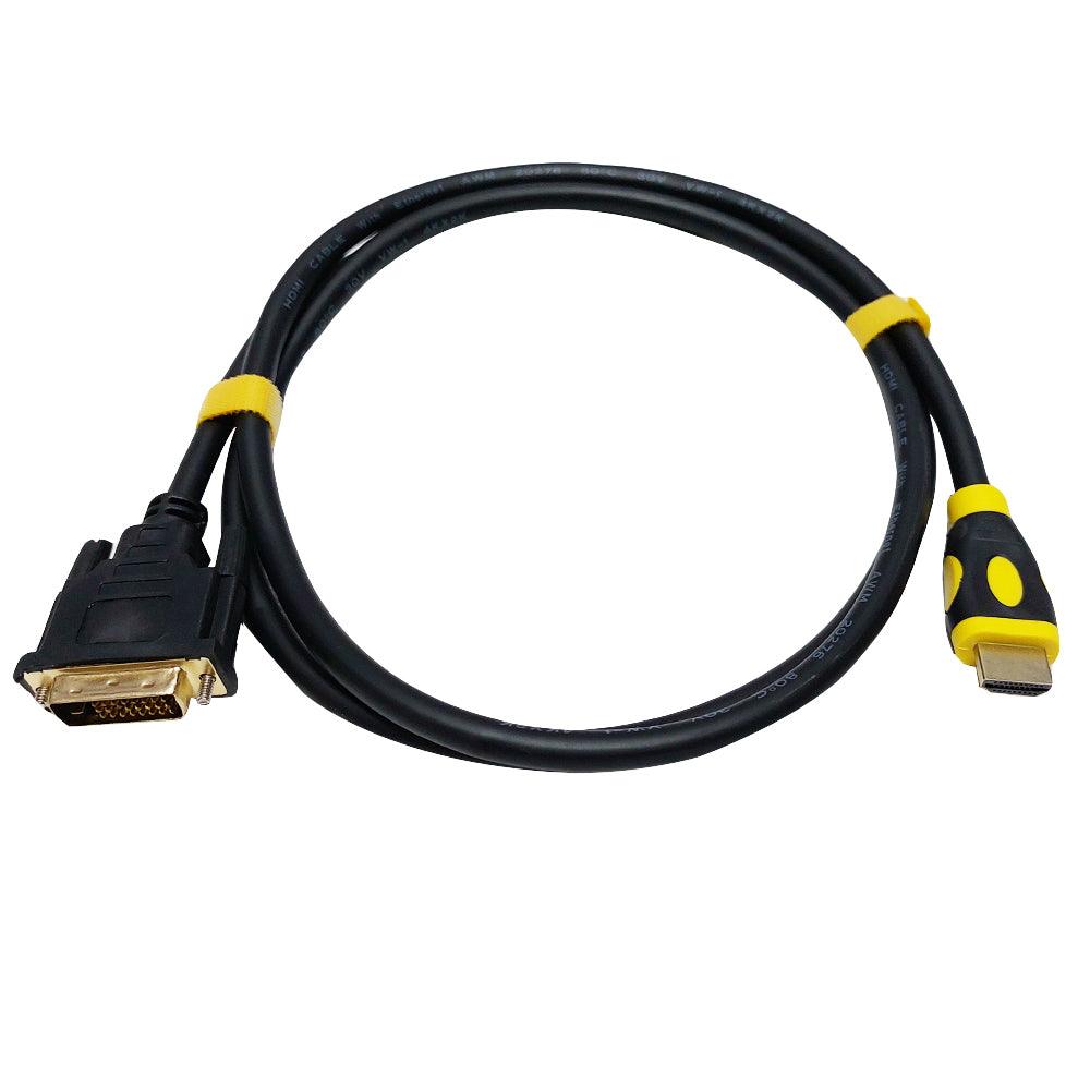 HDMI To DVI Converter Cable 1.5m - Black