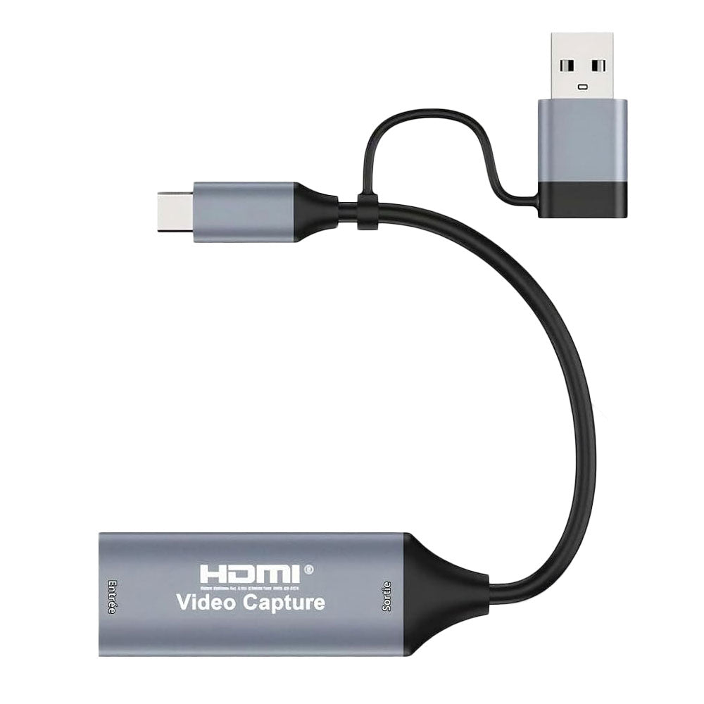 HDMI To USB + Type-C Video Capture Card