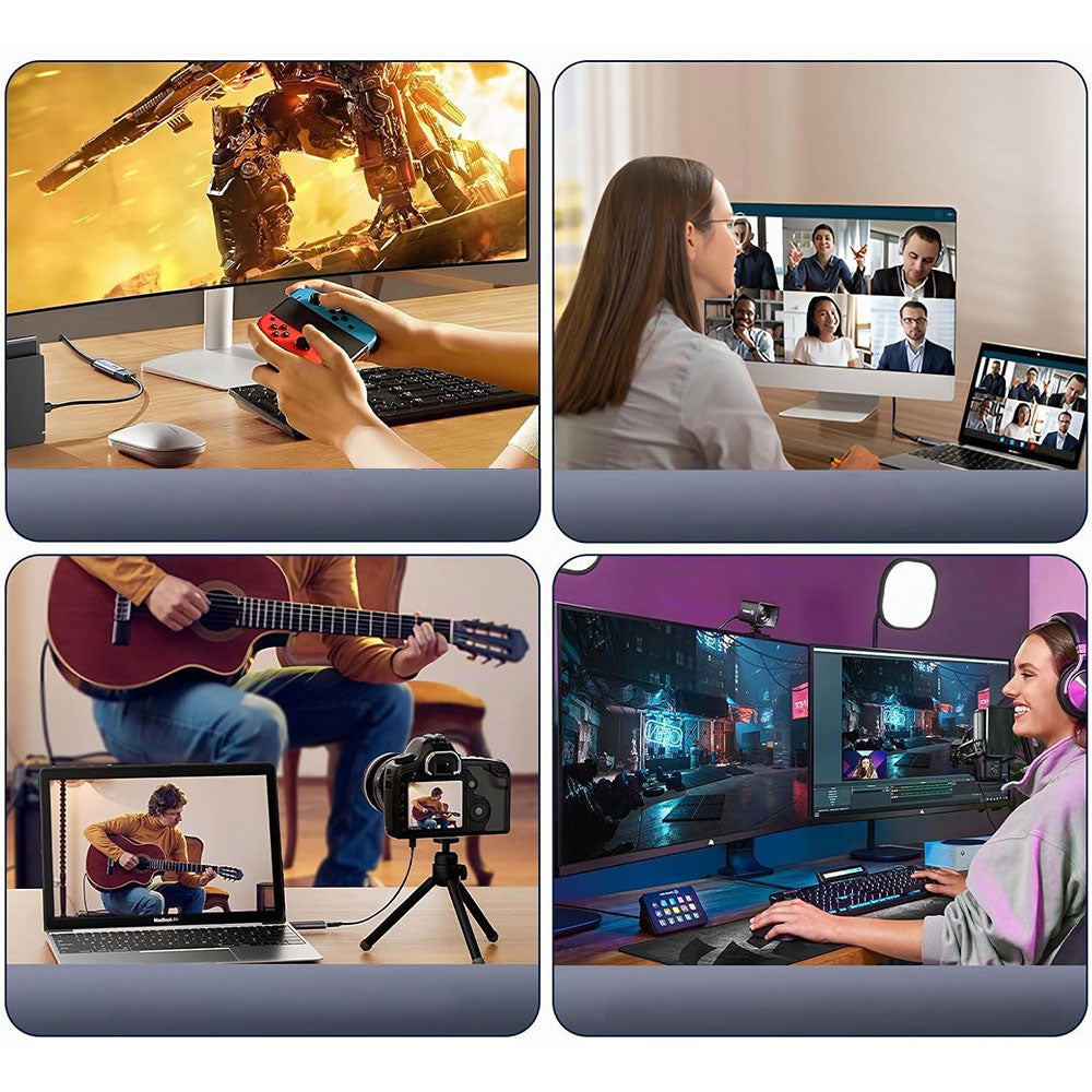 HDMI To USB + Type-C Video Capture Card
