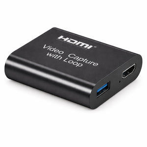 بطاقة التقاط الفيديو HDMI مع حلقة اخراج
