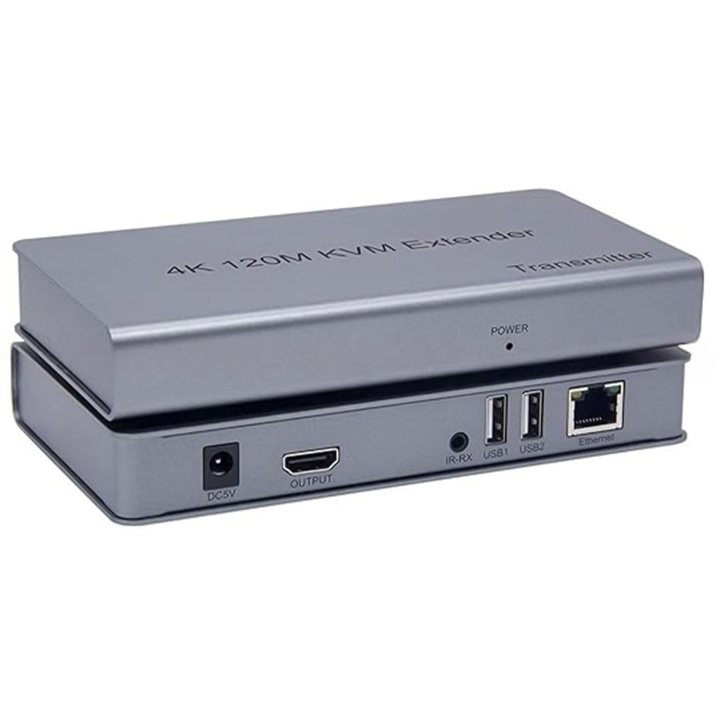 HDMI + USB Extender By Lan KVM 4K CAT55E66A7 120m