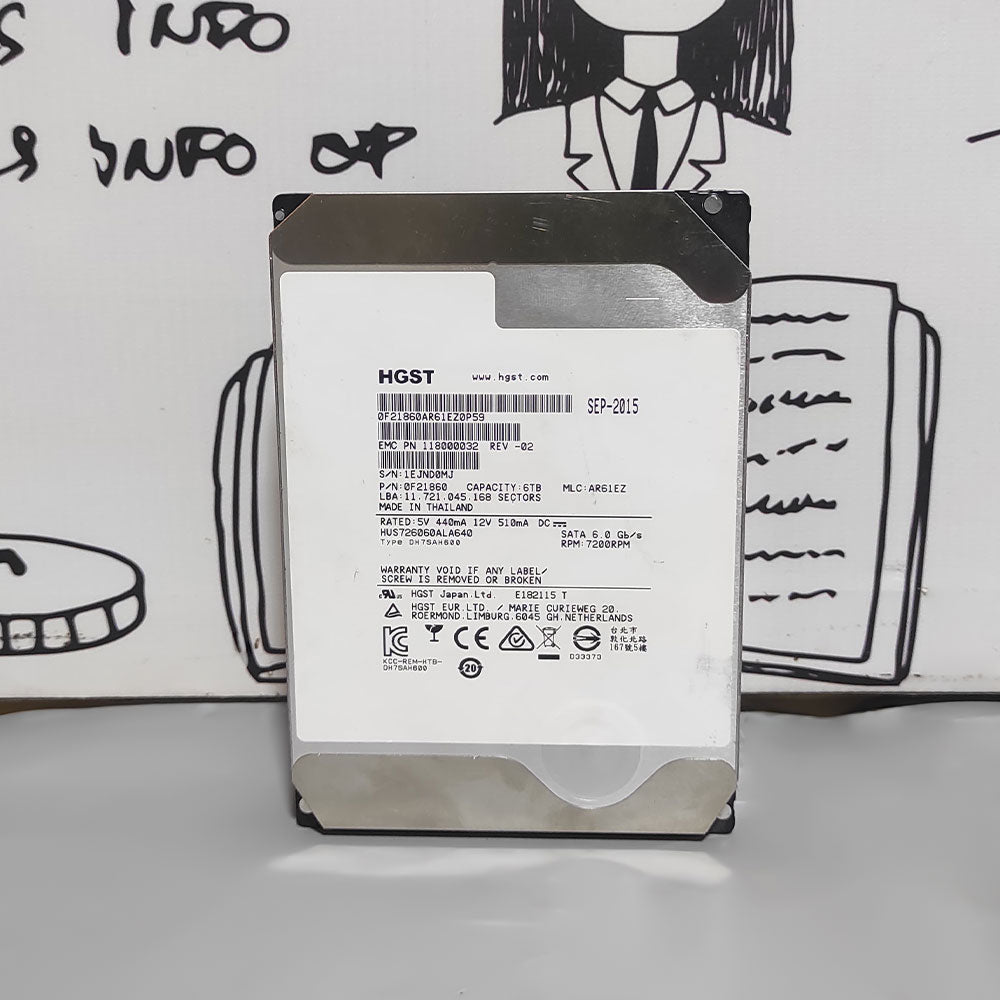 HGST 6TB 3.5 inch Internal PC Hard Drive 
