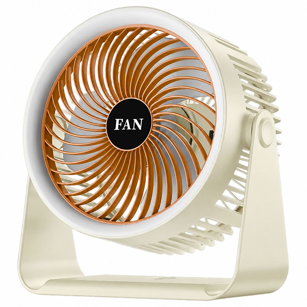 HH-001 Rechargeable Desktop Lighting Mini Fan