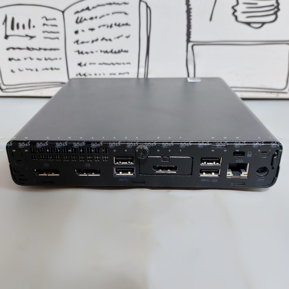 HP EliteDesk 705 G4 35W DM Desktop Mini PC (AMD Ryzen 3 PRO 2200GE - 8GB DDR4 - No Hard - AMD Radeon Vega 8) Original Used