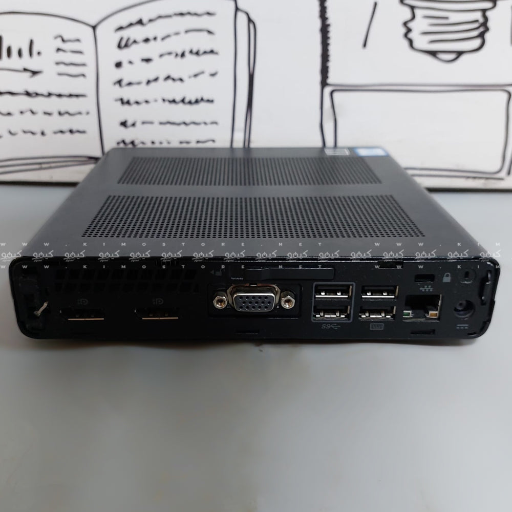 كمبيوتر ديسك توب مينى اتش بى Elitedesk 800 G3 35W DM (انتل كور i5-7500T - رام 8 جيجابايت DDR4 - انتل HD جرافيكس) استعمال خارج