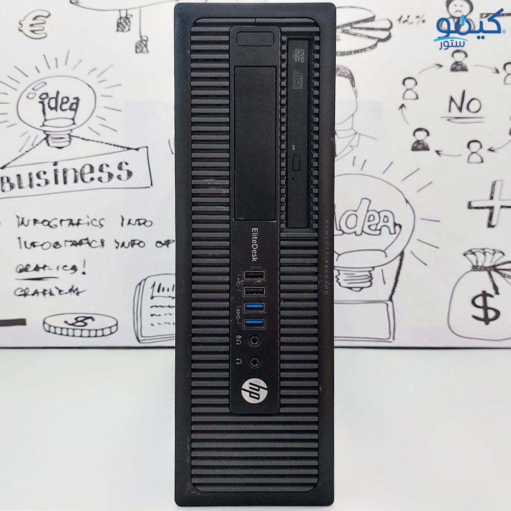 HP EliteDesk 800 G1 Desktop PC (Intel Core i7-4790 - 4GB DDR3 - No Hard - Intel HD Graphics - DVD RW) Original Used