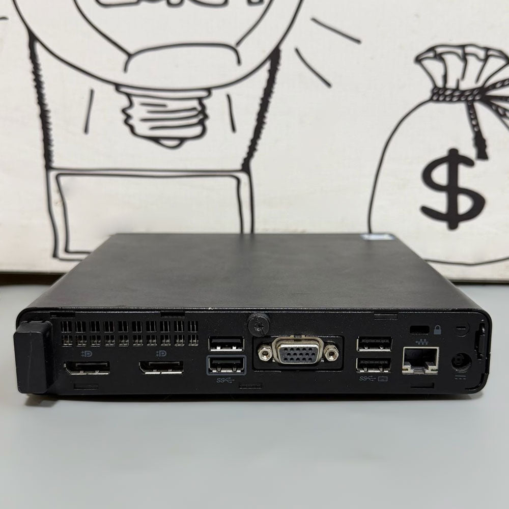 كمبيوتر مينى ديسك توب اتش بي EliteDesk 800 G5 DM 35W (انتل كور i5-9500T - رام 8 جيجابايت DDR4 - بدون هارد - انتل UHD جرافيكس) استعمال خارج