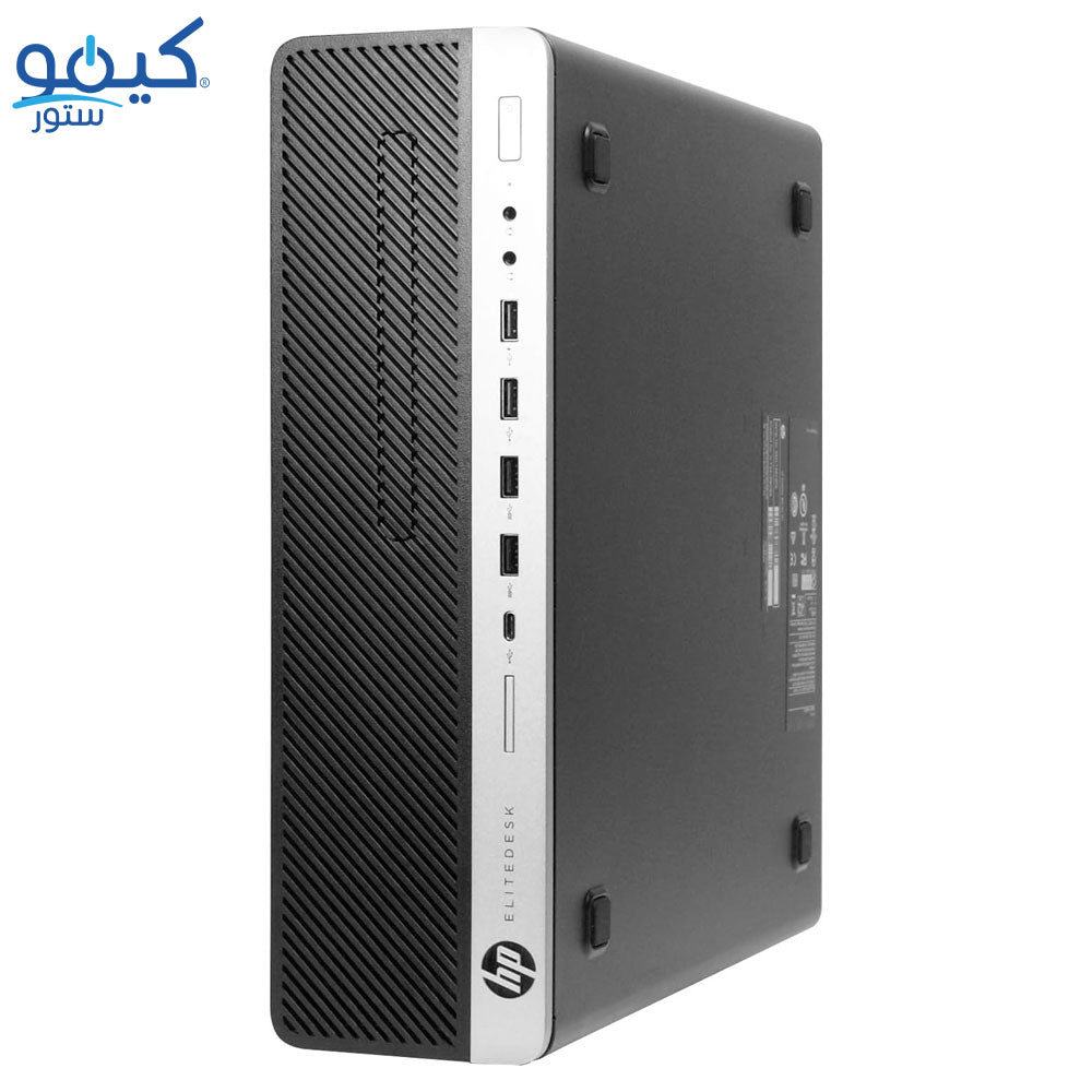 كمبيوتر ديسك توب اتش بي EliteDesk 800 G4 SFF (انتل كور i5-8400T - رام 8 جيجابايت DDR4 - انتل UHD جرافيكس - DVD R/W ) استعمال خارج
