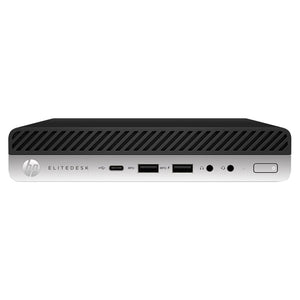كمبيوتر مينى ديسك توب اتش بي EliteDesk 800 G5 DM 35W (انتل كور i5-9500T - رام 8 جيجابايت DDR4 - بدون هارد - انتل UHD جرافيكس) استعمال خارج