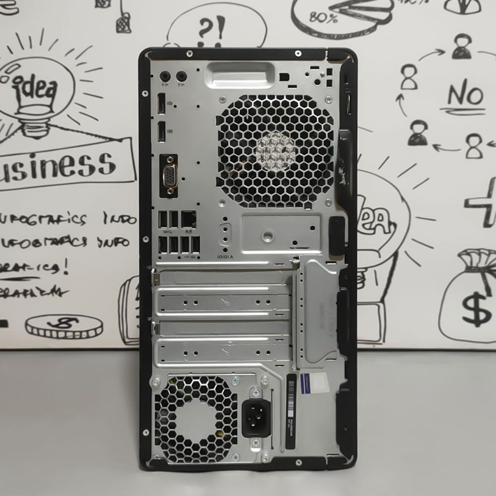 HP Elitedesk 705 G4 MT Tower PC (AMD Ryzen 5 PRO 2400G - 16GB DDR4 - No Hard - AMD Radeon RX Vega 11 - DVD RW) Original Used