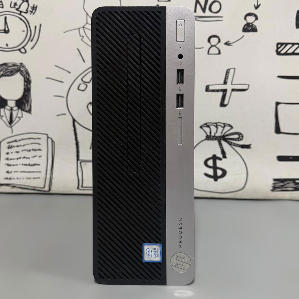HP ProDesk 400 G5 SFF Desktop PC (Intel Core i3-8100 - 8GB DDR4 - No Hard - Intel HD Graphics) Original Used