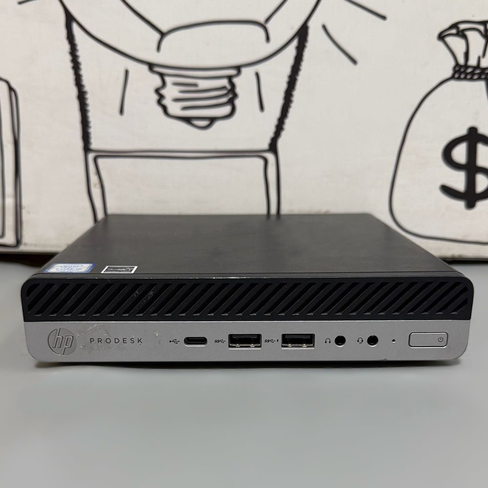 HP ProDesk 600 G4 DM 35W Desktop Mini PC (Intel Core i5-8500T - 8GB DDR4 - No Hard - Intel UHD Graphics) Original Used