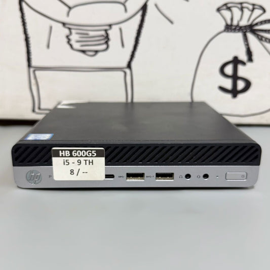 كمبيوتر مينى ديسك توب اتش بي ProDesk 600 G5 DM 35W (انتل كور i5-9500T - رام 8 جيجابايت DDR4 - بدون هارد - انتل UHD جرافيكس) استعمال خارج