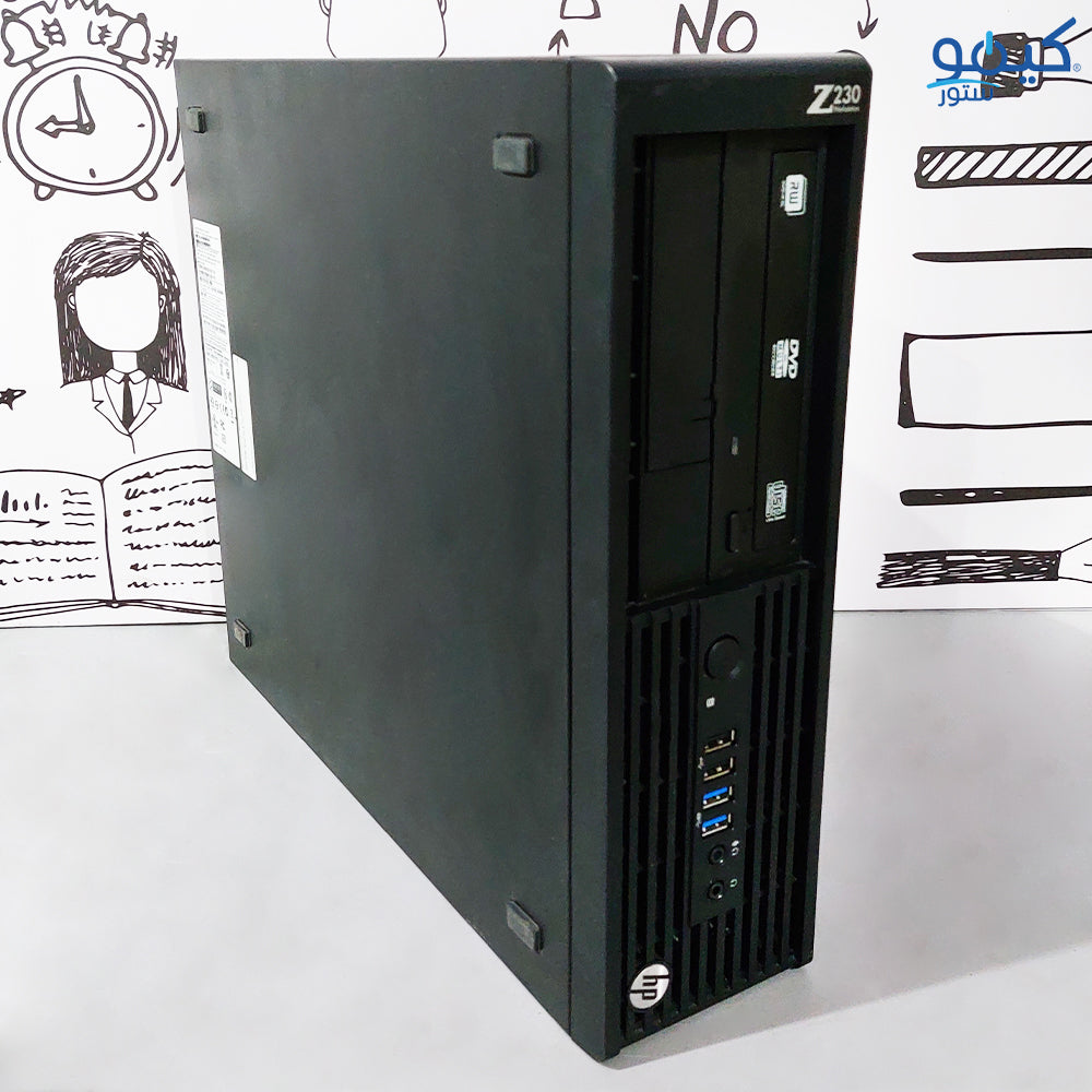 HP Z230 Desktop Workstation (Intel Core i3-4130 - 4GB DDR3 - No Hard - Intel HD Graphics) Original Used